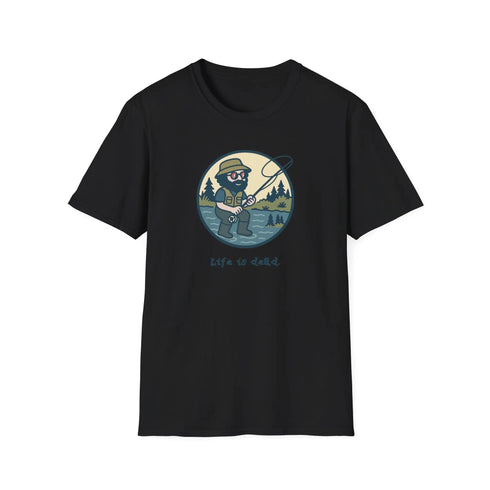 Grateful Dead - Fly Fishin' Jerry - Life is dead. Grateful Dead TShirt - StealieShop